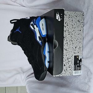 Jordan MVP 6,7,8 Embroidered Collaboration Black, Blue, White Men's 12